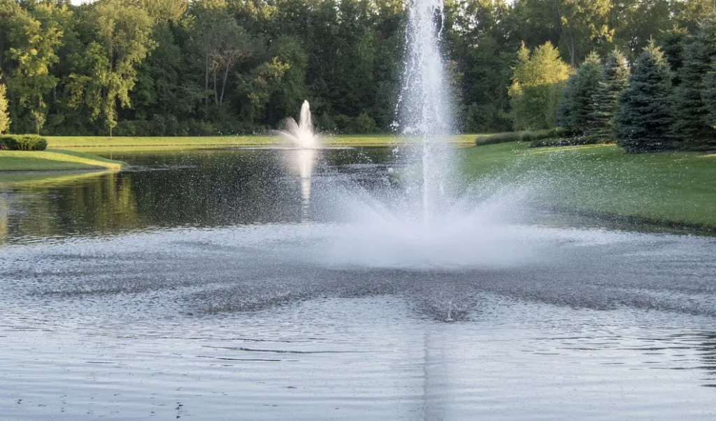 fountain installation