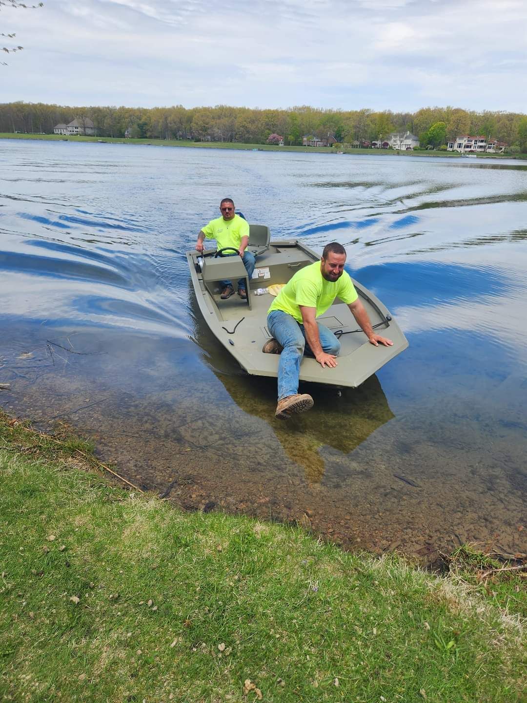 Pond muck removal services